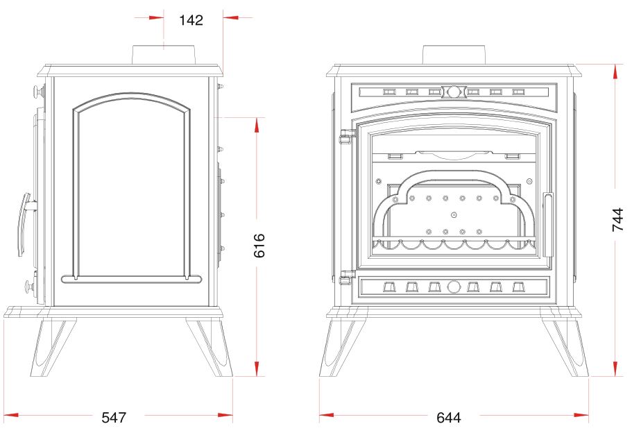 Печь-камин Invicta Altea