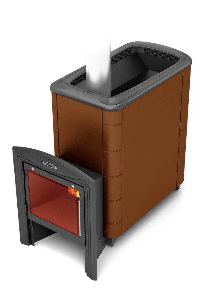 Печь банная Термофор (TMF) Тунгуска XXL 2013 Inox Витра терракота