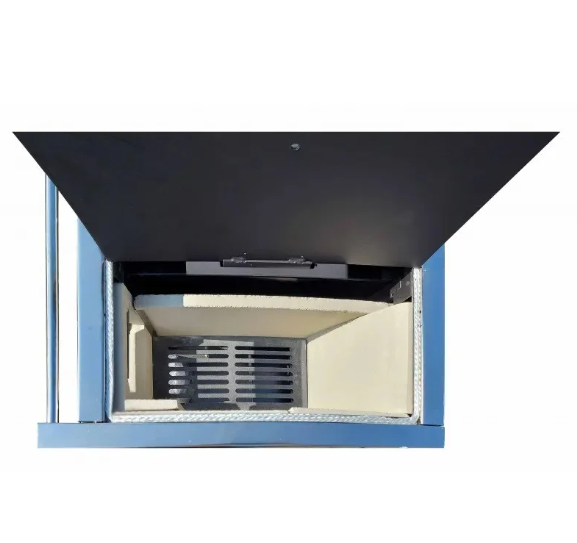 Печь-камин MBS 7 New Line R кремовая с крышкой