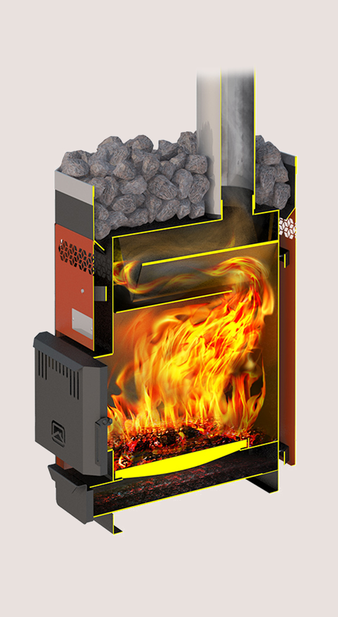 Печь банная Теплодар Русь-9 ЛУ