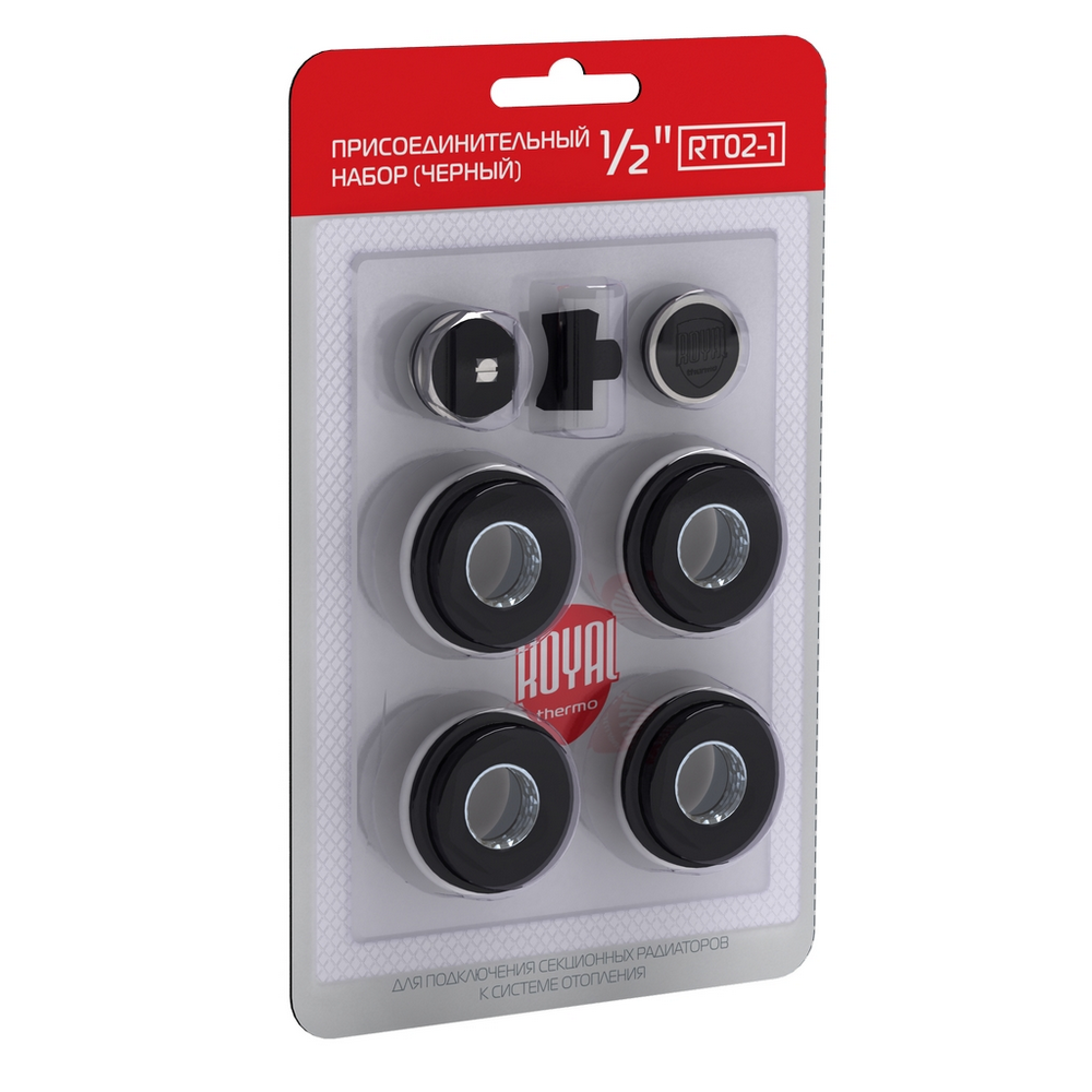 Присоединительный набор Royal Thermo (Noir Sable)