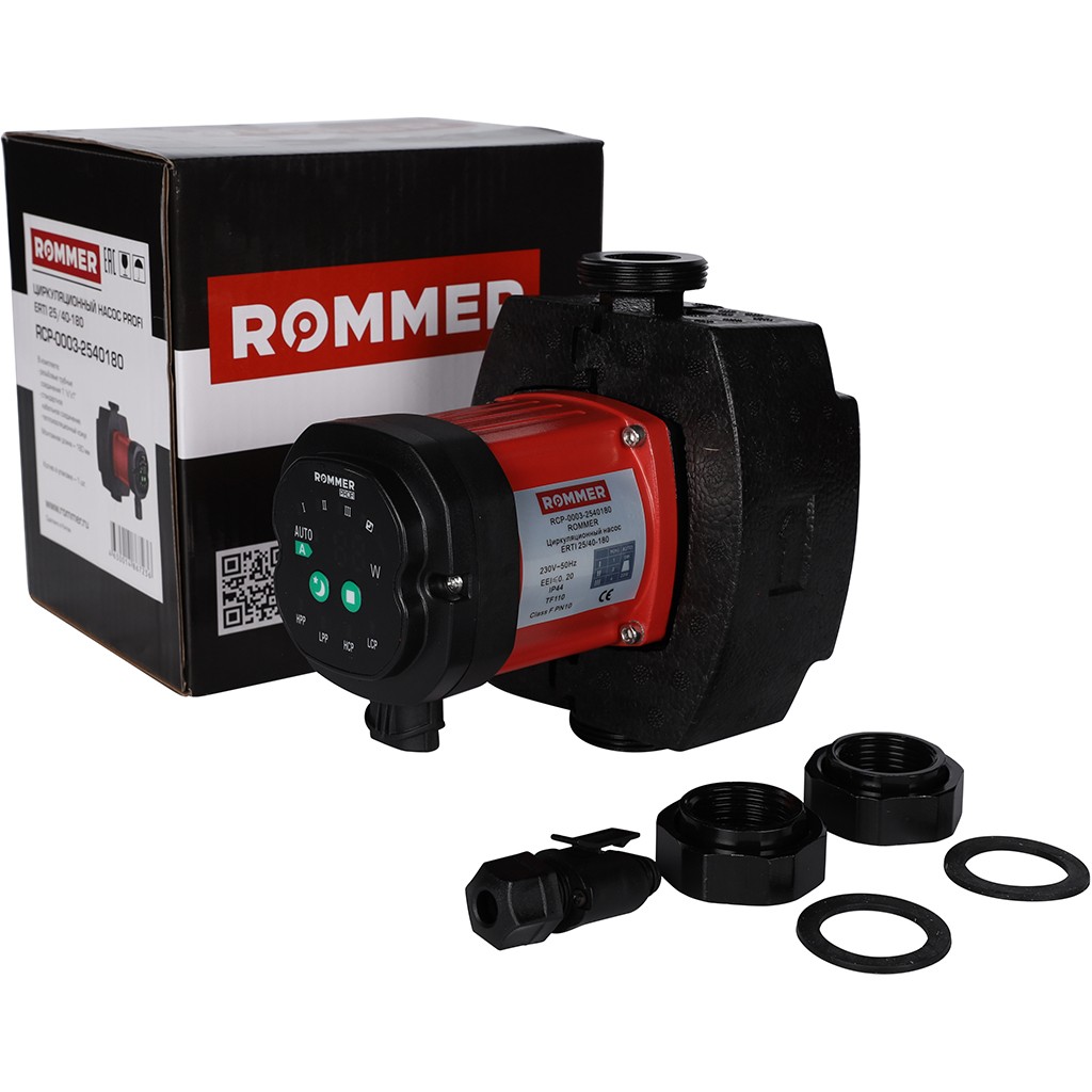 Насос циркуляционный ROMMER ERTI 25/40-180 (RCP-0003-2540180)