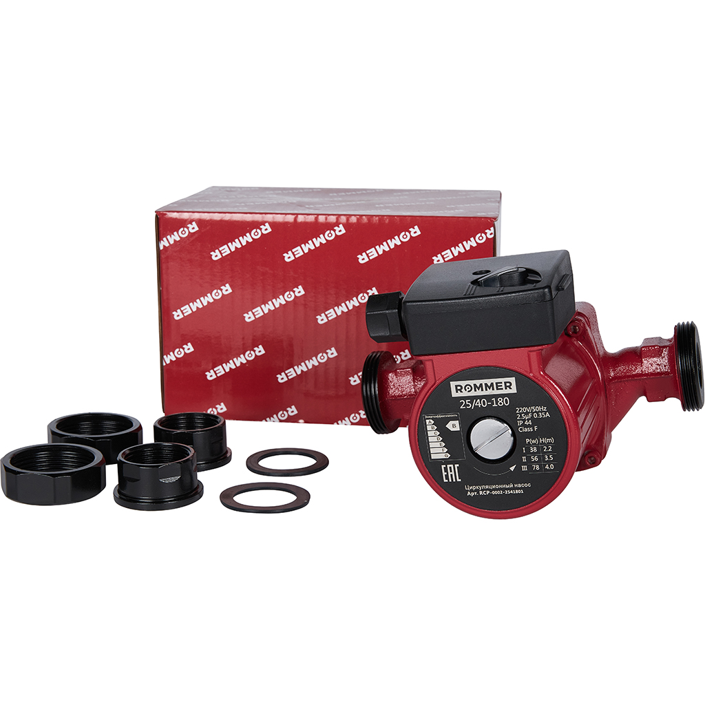 Насос циркуляционный ROMMER 25/40-180 (RCP-0002-2541801)