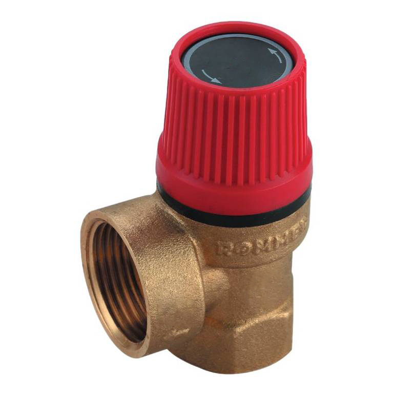 Предохранительный клапан ROMMER RVS-0001-003015 для отопления 3 бар 1/2 x3/4