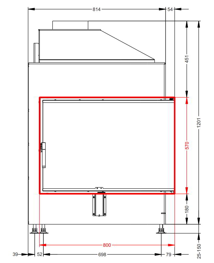 Топка ASTOV П2С 800