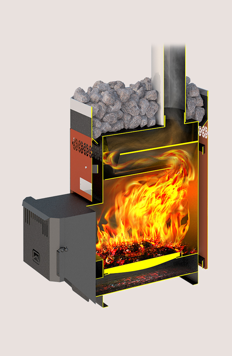 Печь банная Теплодар Русь-9 Л