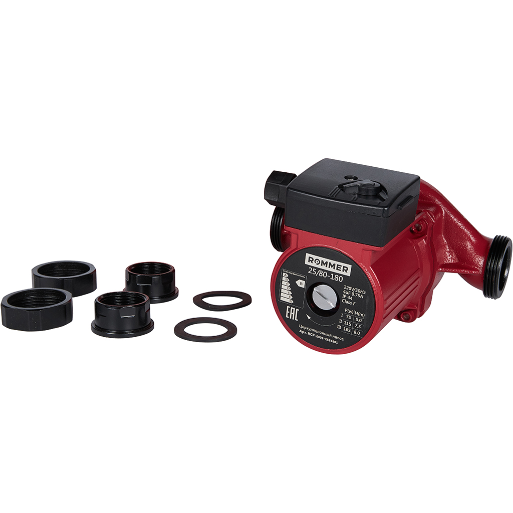 Насос циркуляционный ROMMER 25/80-180 (RCP-0002-2581801)