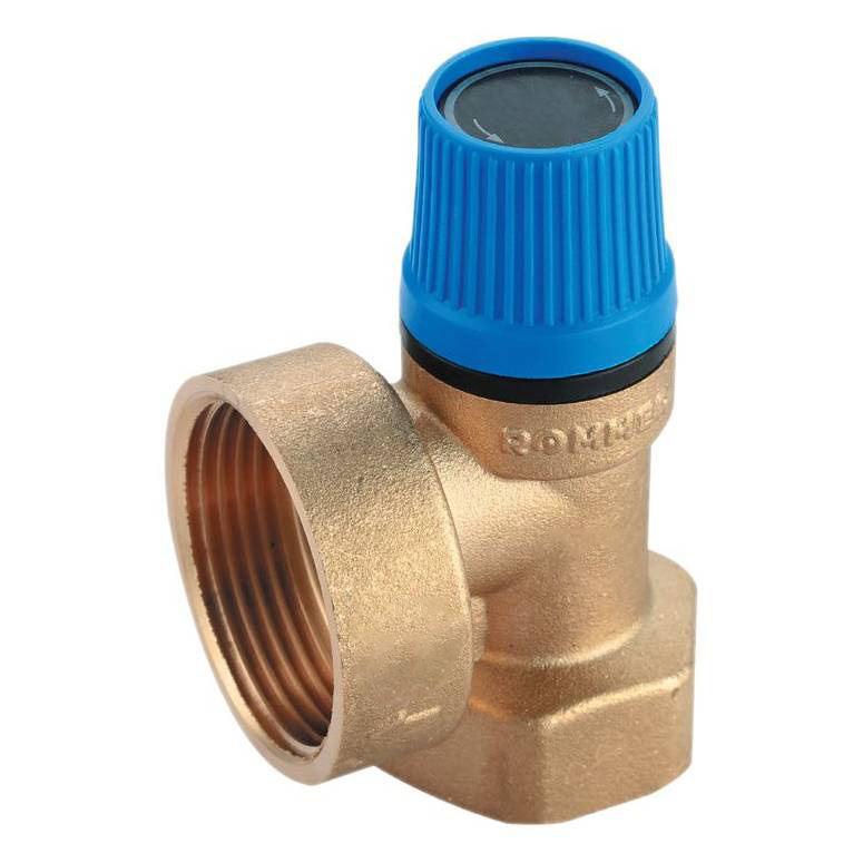 Предохранительный клапан ROMMER RVS-0003-006015 для систем водоснабжения 6 бар 1/2 х3/4