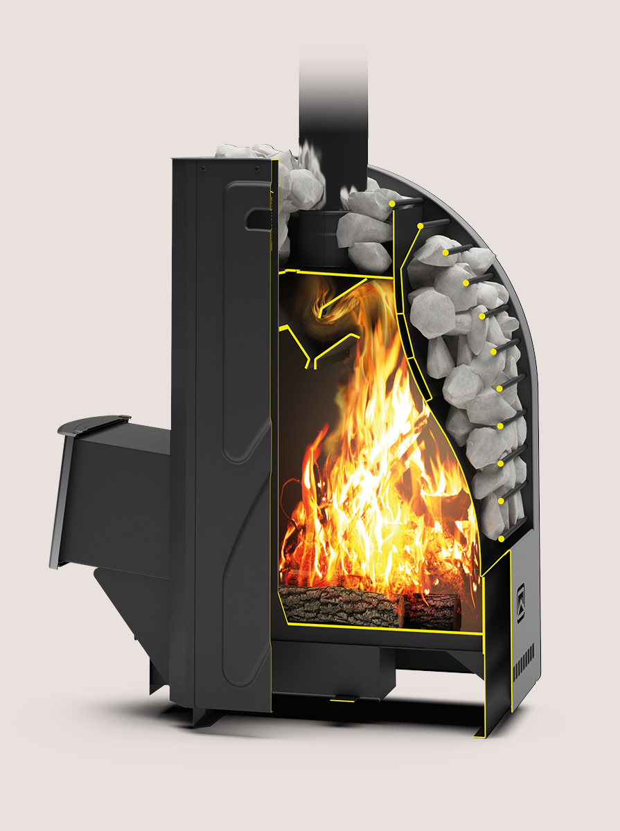 Печь банная Теплодар Каскад-12 Т (2018)