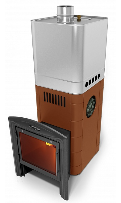 Печь банная Термофор (TMF) Бирюса 2013 Inox Витра ЗК терракота