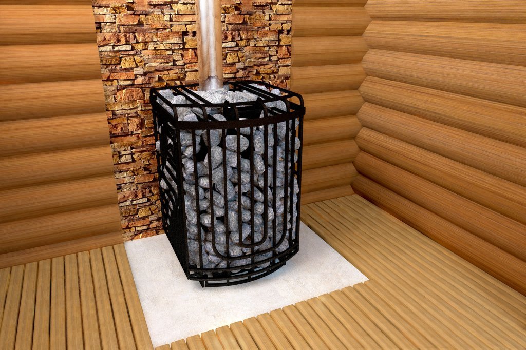 Печь банная Теплодар Сибирский утёс-20 ЛП Профи