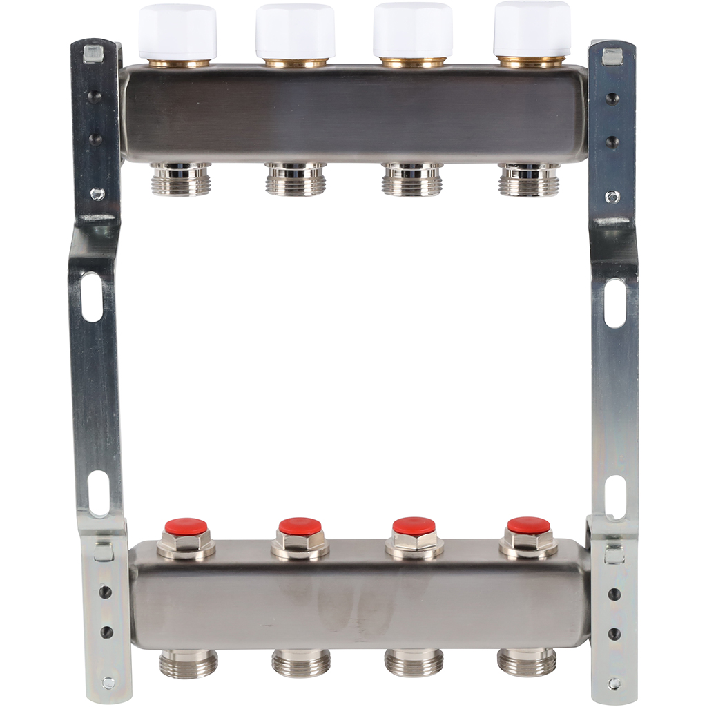 Коллектор из нержавеющей стали без расходомеров ROMMER (RMS-3200)