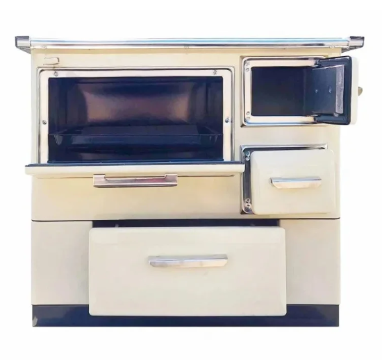 Печь-камин MBS 7 New Line R кремовая с крышкой