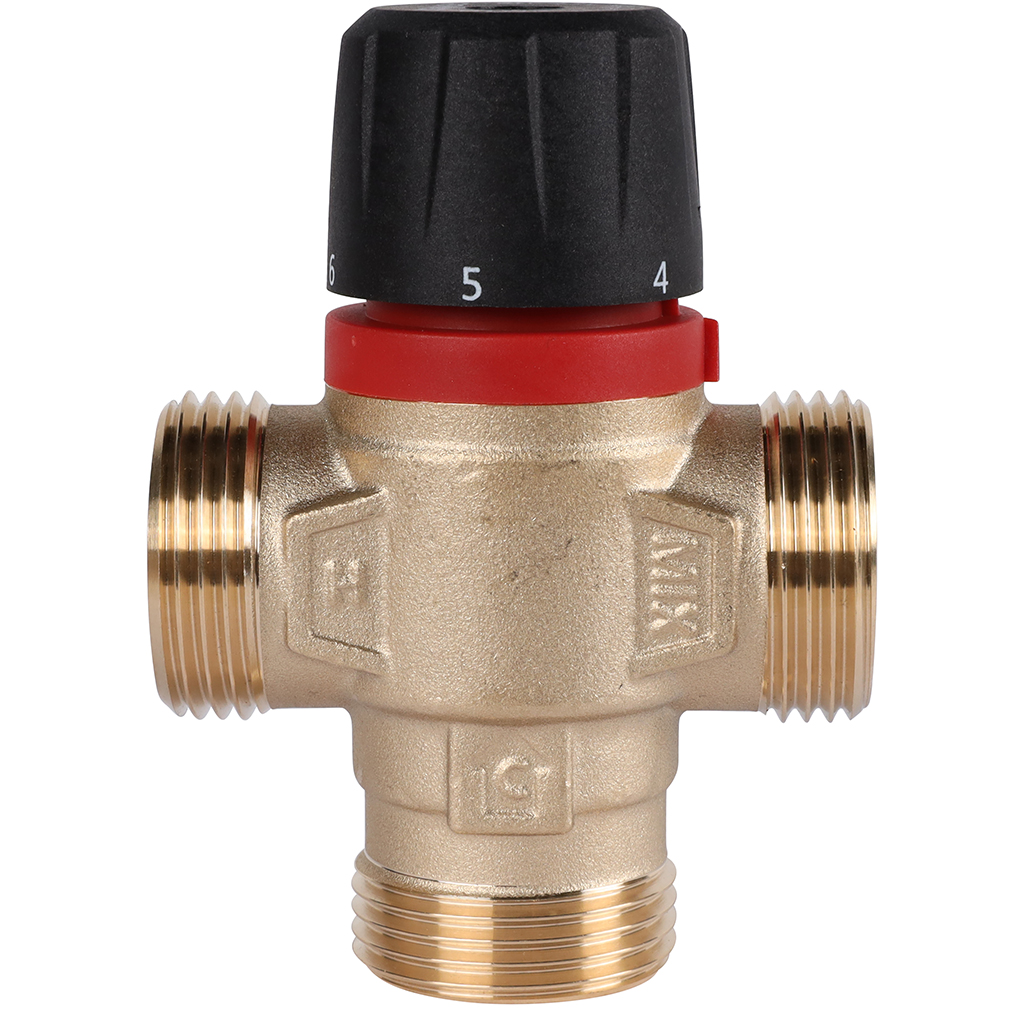 Термостатический смесительный клапан ROMMER 1" НР 20-43°С KV 2,5 (RVM-0231-254325)