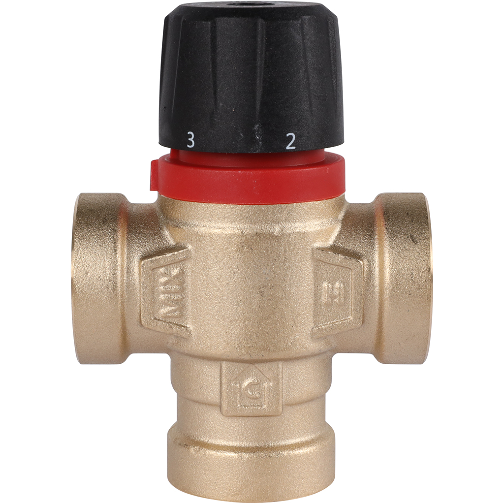 Термостатический смесительный клапан ROMMER 3/4" ВР 35-60°С KV 1,6 (RVM-0112-166020)