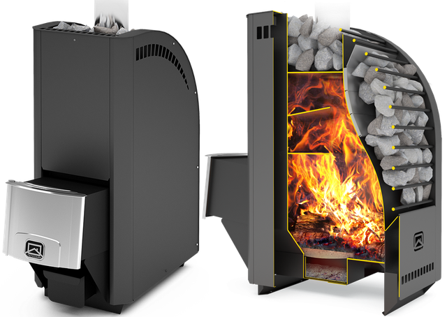 Печь банная Теплодар Каскад-18 ЛП (2018)