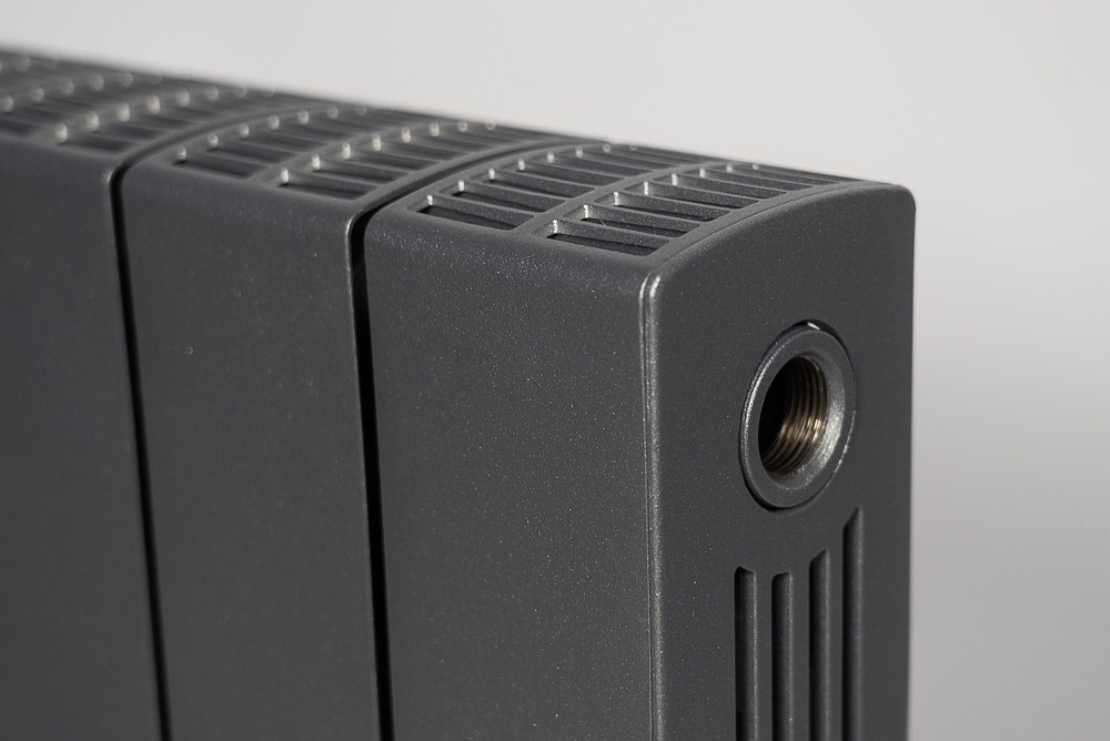 Радиатор отопления Rifar SUPReMO 500 (4 секции) Титан (RAL 7012 серый)