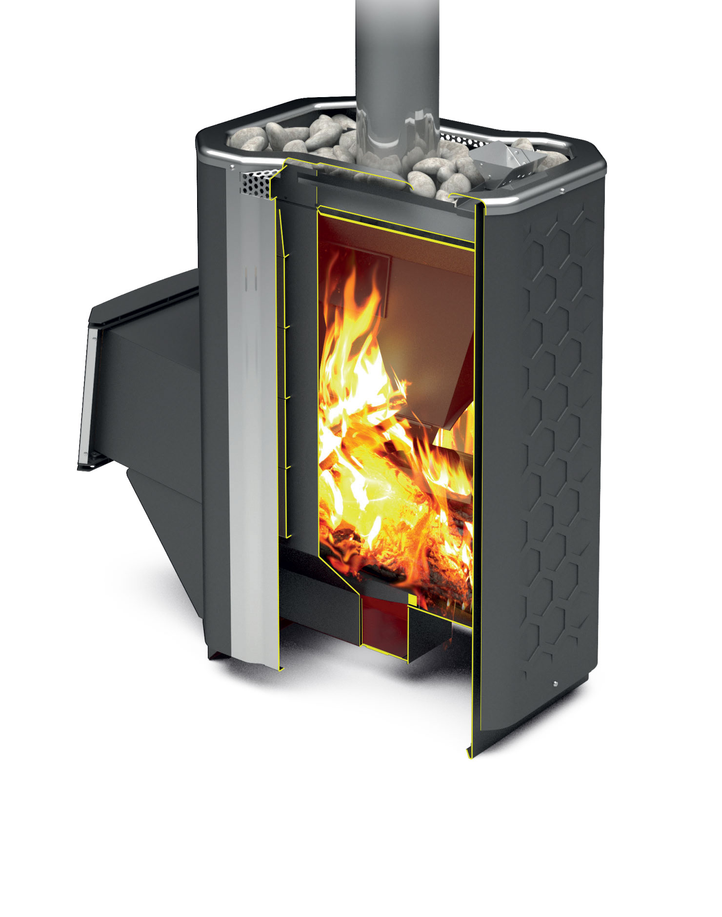 Печь банная Теплодар Сахара-16 ЛКП Профи (2.0)