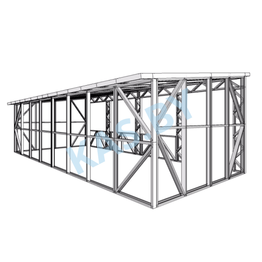 Каркас беседки из ЛСТК 4 х 8 м