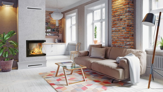 Топка Kratki Lucy 12 R/BS Slim