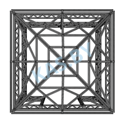 Каркас беседки из ЛСТК 4,5 х 4,5 м