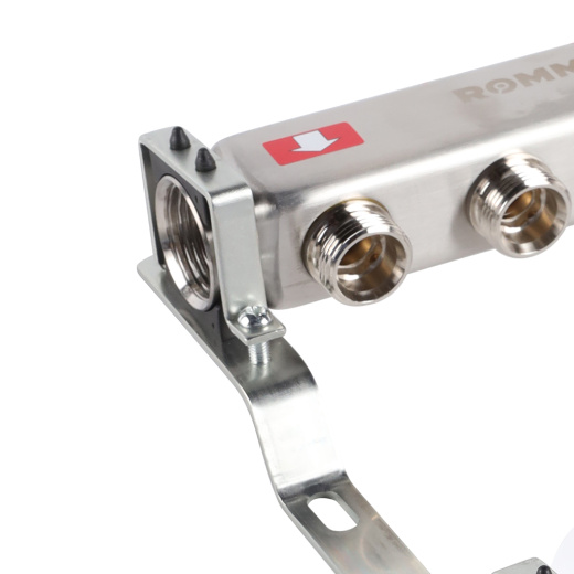 Коллектор из нержавеющей стали без расходомеров ROMMER (RMS-3201)