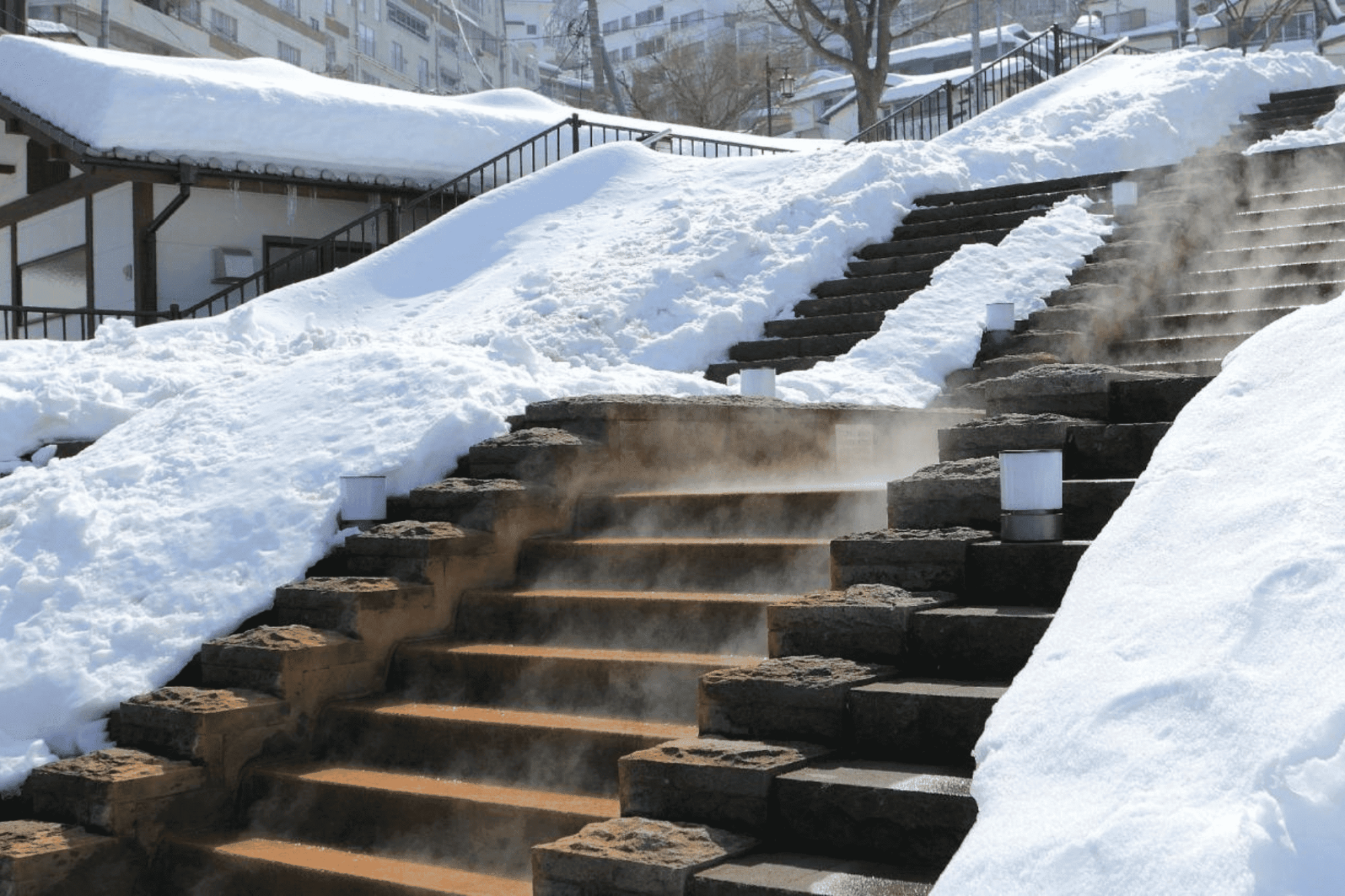Электрообогрев ступеней и площадок