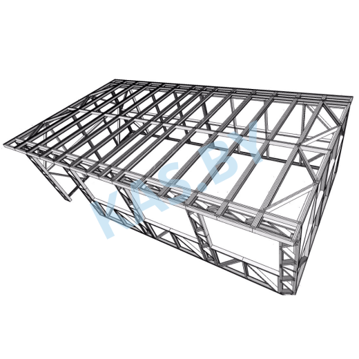 Каркас беседки из ЛСТК 4 х 8 м