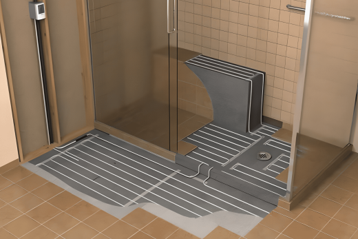 Теплый пол в бане, хамам, сауне