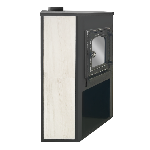 Камин ЭТНА (ДТ-4С) угловой Ø115мм