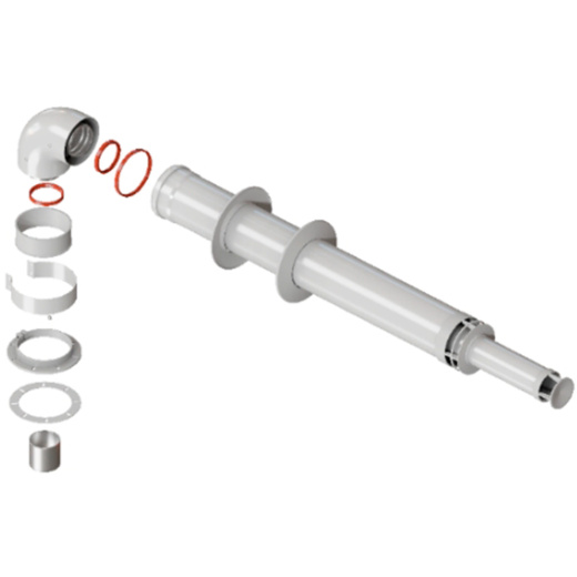 Комплект дымохода универсальный «антилёд» ROMMER 60/100 (RCA-6010-251000)