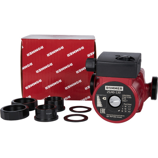 Насос циркуляционный ROMMER 25/40-130 (RCP-0002-2541301)