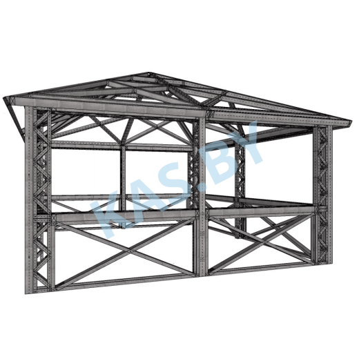 Каркас беседки из ЛСТК 4,5 х 4,5 м