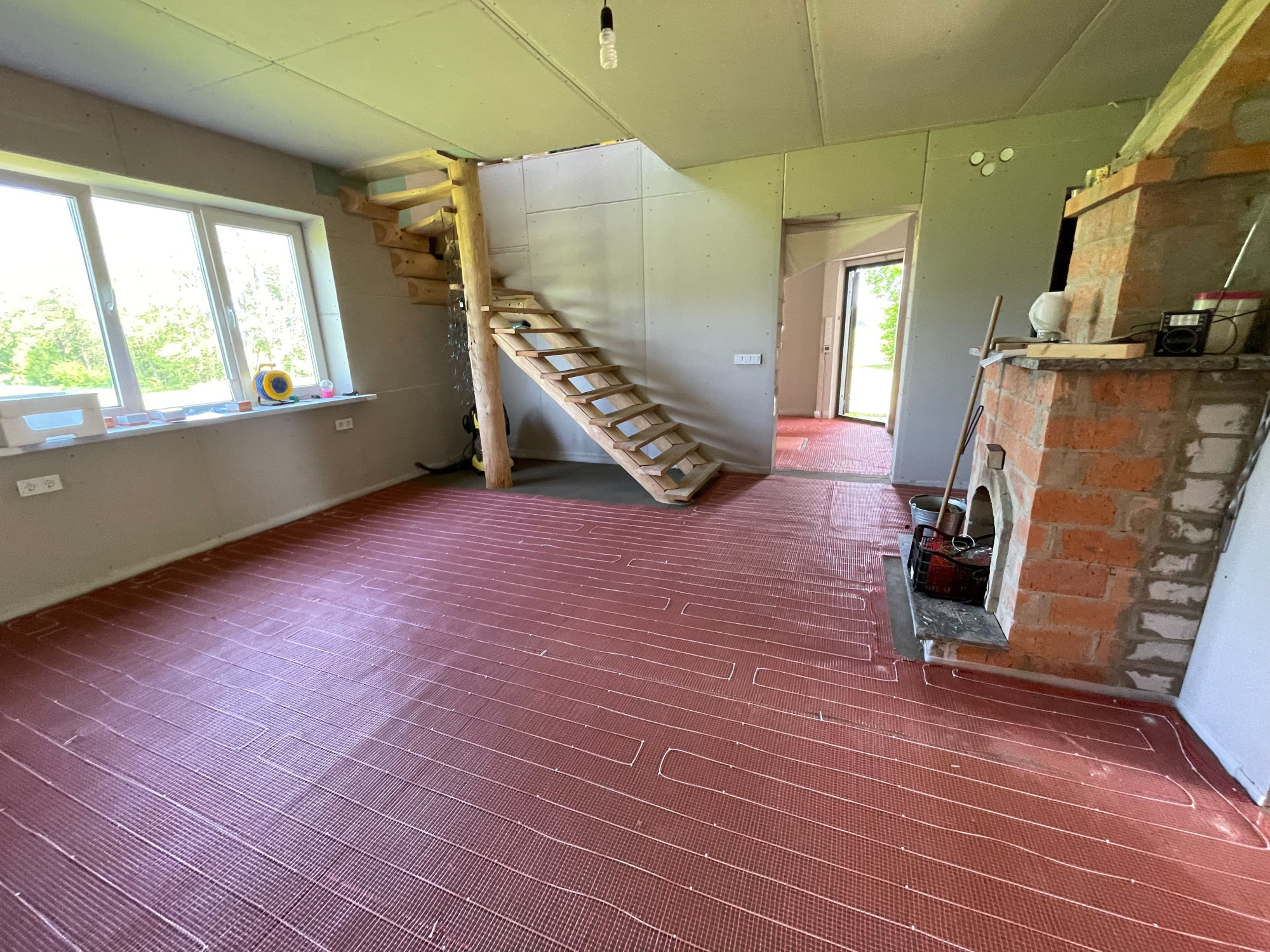 Электроотопление дома электрическим теплым полом