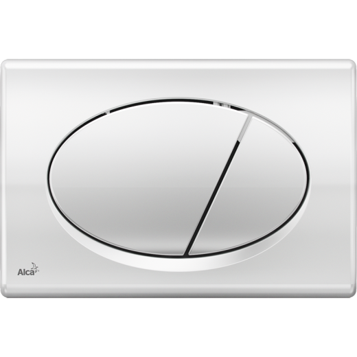 Кнопка управления для скрытых систем инсталляции, хром-глянец Alcaplast M71