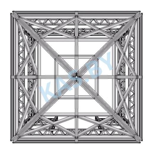 Каркас беседки из ЛСТК 3,5 х 3,5 м